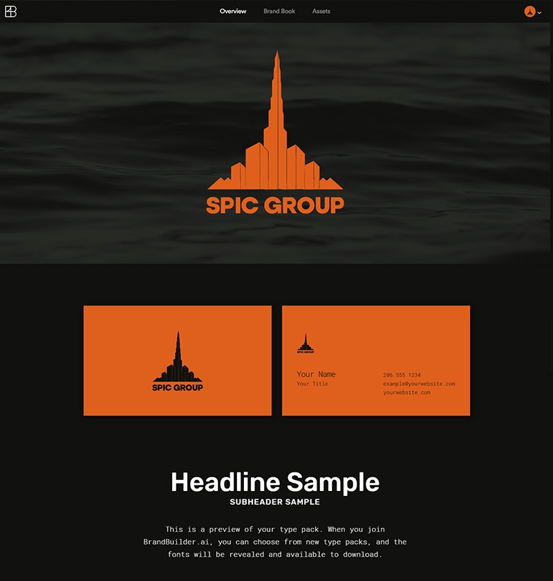 Thiết kế thương hiệu tập đoàn Bất động sản SPIC Group