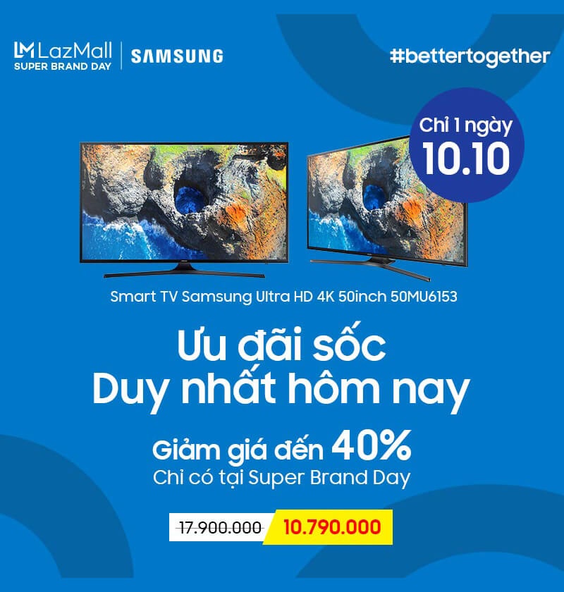 Thiết kế hình ảnh chạy quảng cáo sự kiện Lazada Việt Nam